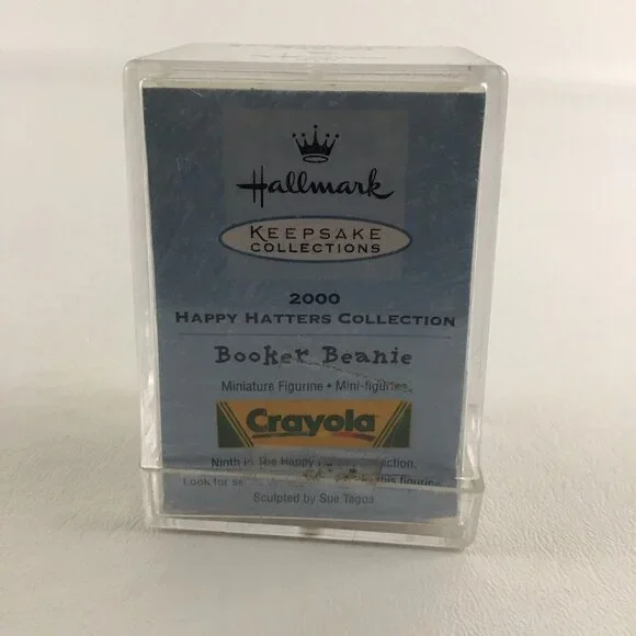 Hallmark Keepsake Mini Christmas Ornament Happy Hatter Booker Beanie Crayola New - Picture 2 of 6
